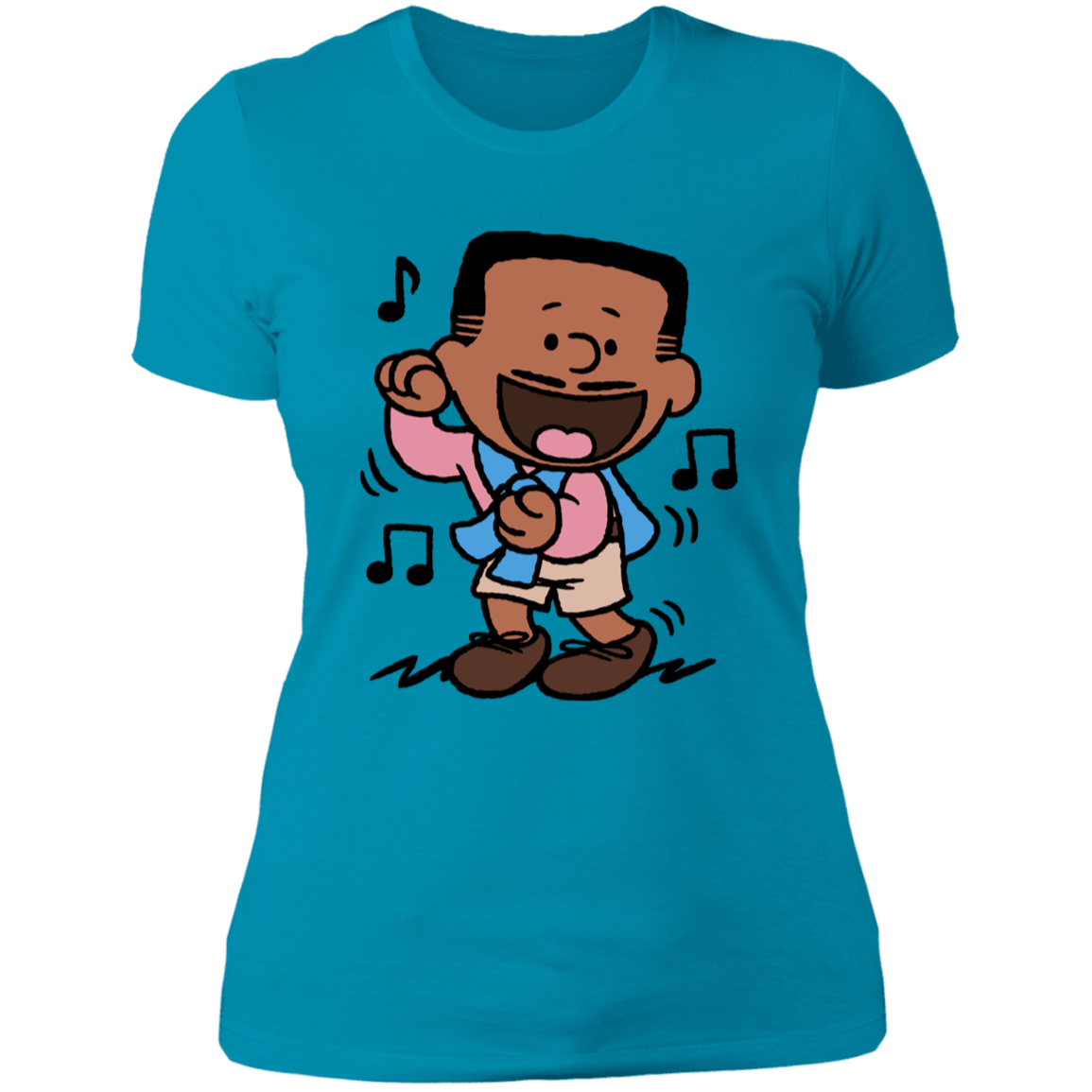 T-Shirts Turquoise / S Carlton Brown Women's Premium T-Shirt