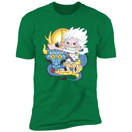 T-Shirts Kelly Green / S Cartoon Pirate Men's Premium T-Shirt