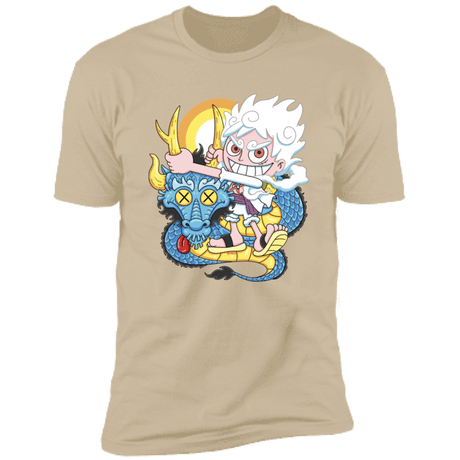 T-Shirts Sand / S Cartoon Pirate Men's Premium T-Shirt
