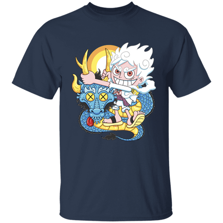 T-Shirts Navy / YXS Cartoon Pirate Youth T-Shirt