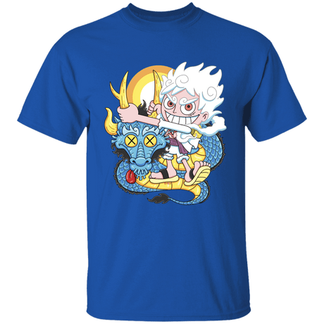 T-Shirts Royal / YXS Cartoon Pirate Youth T-Shirt