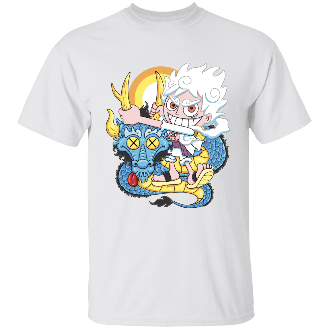 T-Shirts White / YXS Cartoon Pirate Youth T-Shirt