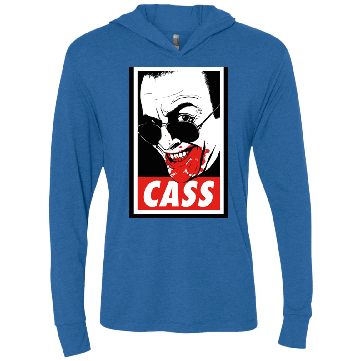 T-Shirts Vintage Royal / X-Small CASS Triblend Long Sleeve Hoodie Tee