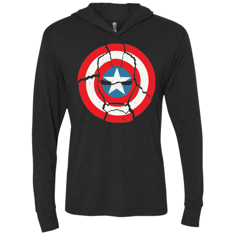 T-Shirts Vintage Black / X-Small Casualties of War Triblend Long Sleeve Hoodie Tee