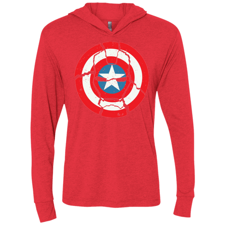 T-Shirts Vintage Red / X-Small Casualties of War Triblend Long Sleeve Hoodie Tee