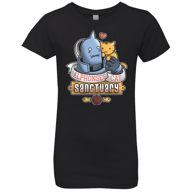 T-Shirts Black / YXS CAT SANCTUARY Girls Premium T-Shirt
