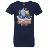 T-Shirts Midnight Navy / YXS CAT SANCTUARY Girls Premium T-Shirt