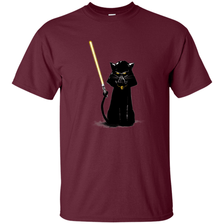 T-Shirts Maroon / S Cat Vader T-Shirt