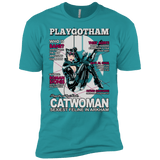 T-Shirts Tahiti Blue / X-Small Catwoman PlayGotham Men's Premium T-Shirt