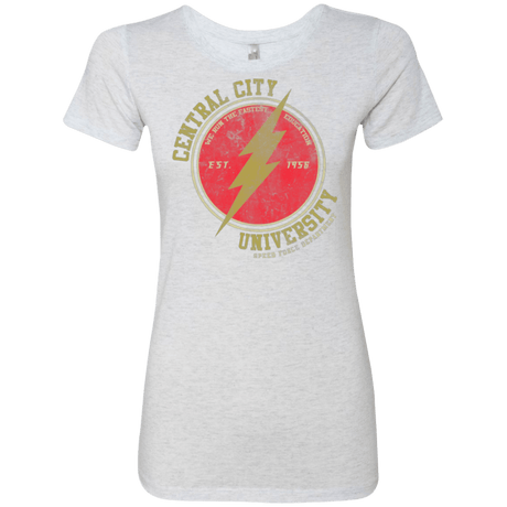 T-Shirts Heather White / Small Central City U Women's Triblend T-Shirt