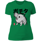T-Shirts Kelly Green / S Chainsaw Devil sumi-e Women's Premium T-Shirt