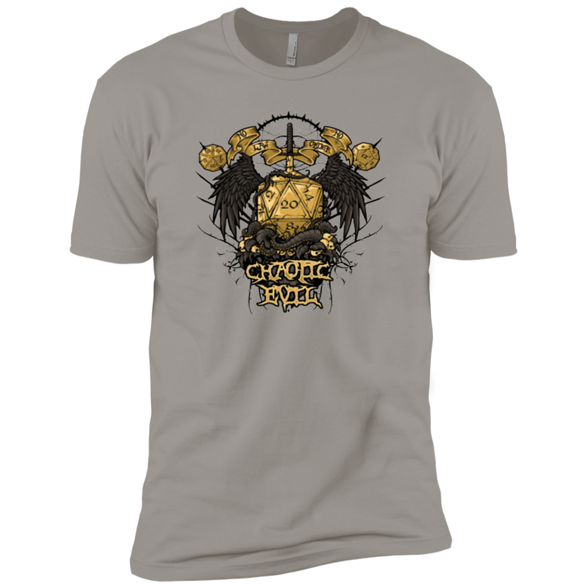 T-Shirts Light Grey / X-Small CHAOTIC EVIL Men's Premium T-Shirt