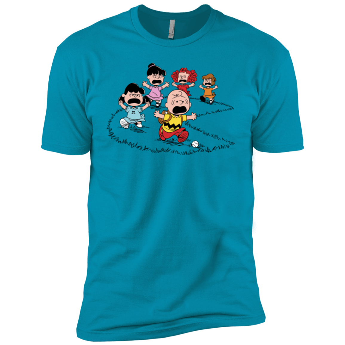 T-Shirts Turquoise / YXS Charlie Pac Man Boys Premium T-Shirt