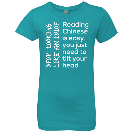 T-Shirts Tahiti Blue / YXS Chinese Girls Premium T-Shirt