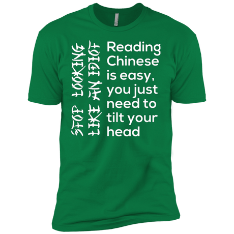 T-Shirts Kelly Green / X-Small Chinese Men's Premium T-Shirt