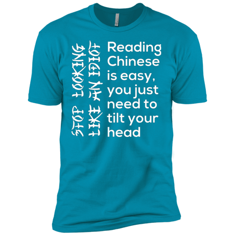 T-Shirts Turquoise / X-Small Chinese Men's Premium T-Shirt