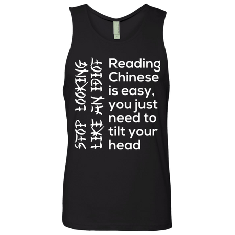 T-Shirts Black / Small Chinese Men's Premium Tank Top