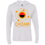 T-Shirts Heather White / X-Small Choam Triblend Long Sleeve Hoodie Tee