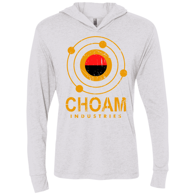 T-Shirts Heather White / X-Small Choam Triblend Long Sleeve Hoodie Tee