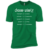 T-Shirts Kelly Green / X-Small Choose wisely Men's Premium T-Shirt