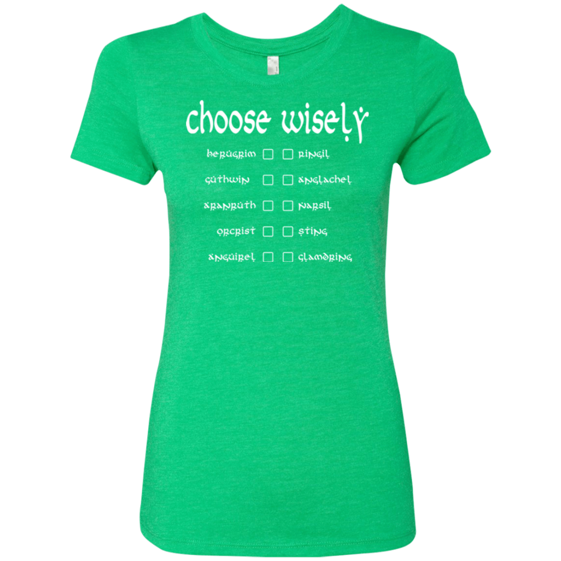 T-Shirts Envy / Small Choose wisely Women's Triblend T-Shirt