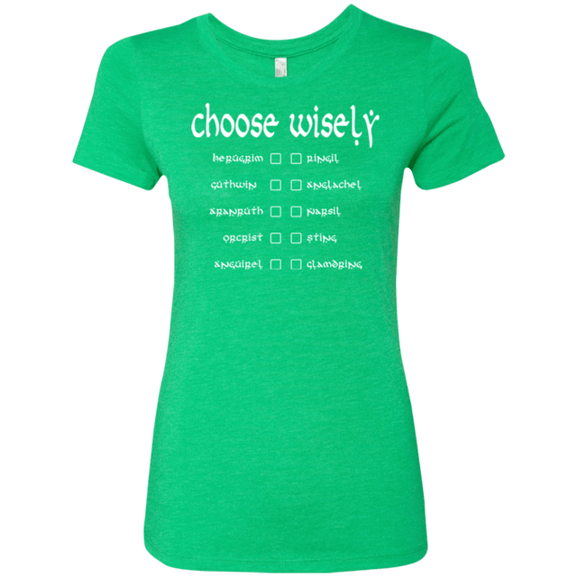 T-Shirts Envy / Small Choose wisely Women's Triblend T-Shirt