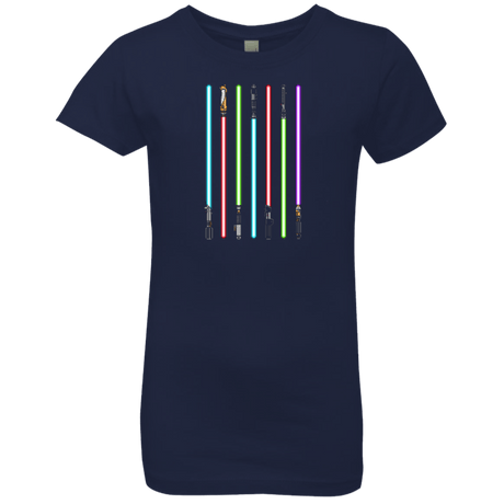 T-Shirts Midnight Navy / YXS Choose Your Saber Girls Premium T-Shirt