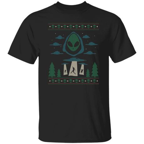 T-Shirts Black / S Christmas Abduction T-Shirt