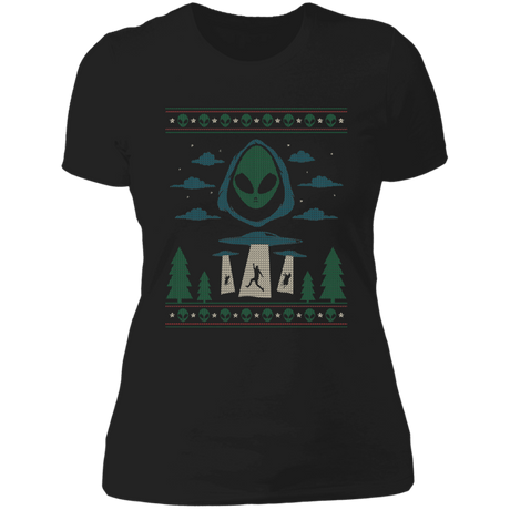 T-Shirts Black / X-Small Christmas Abduction Women's Premium T-Shirt