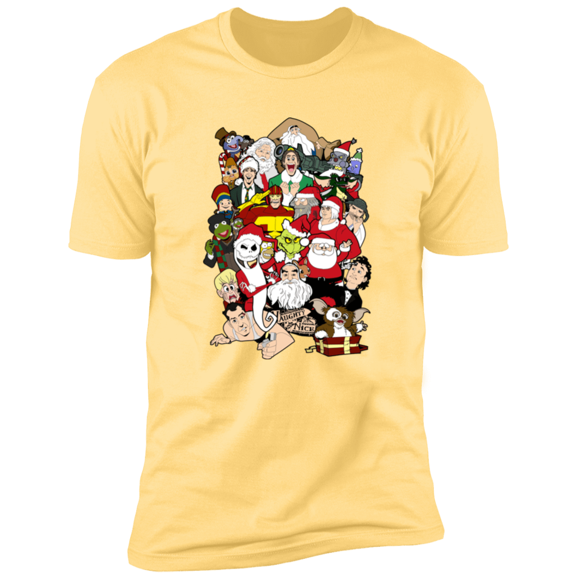 T-Shirts Banana Cream / S Christmas Chaos Men's Premium T-Shirt