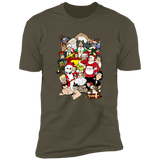 T-Shirts Military Green / S Christmas Chaos Men's Premium T-Shirt