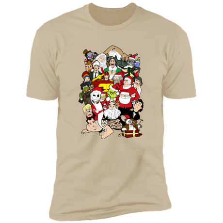 T-Shirts Sand / S Christmas Chaos Men's Premium T-Shirt