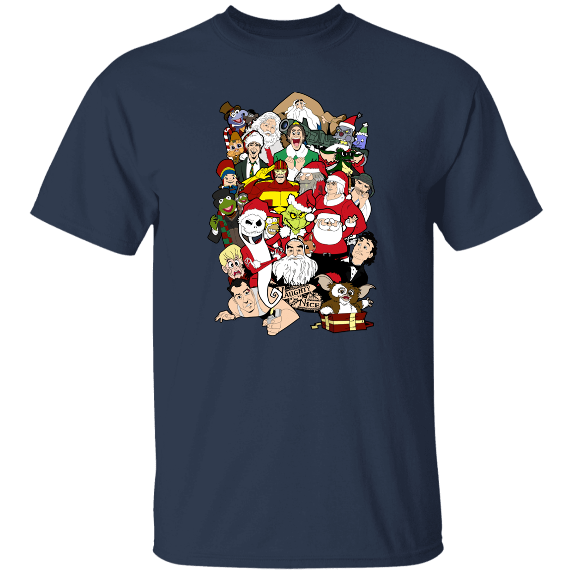T-Shirts Navy / S Christmas Chaos T-Shirt