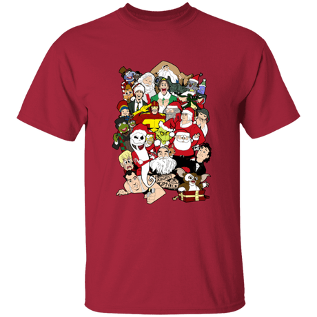 T-Shirts Cardinal / YXS Christmas Chaos Youth T-Shirt