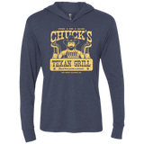 T-Shirts Vintage Navy / X-Small Chucks Texan Grill Triblend Long Sleeve Hoodie Tee