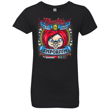 T-Shirts Black / YXS Chucky Crest Girls Premium T-Shirt