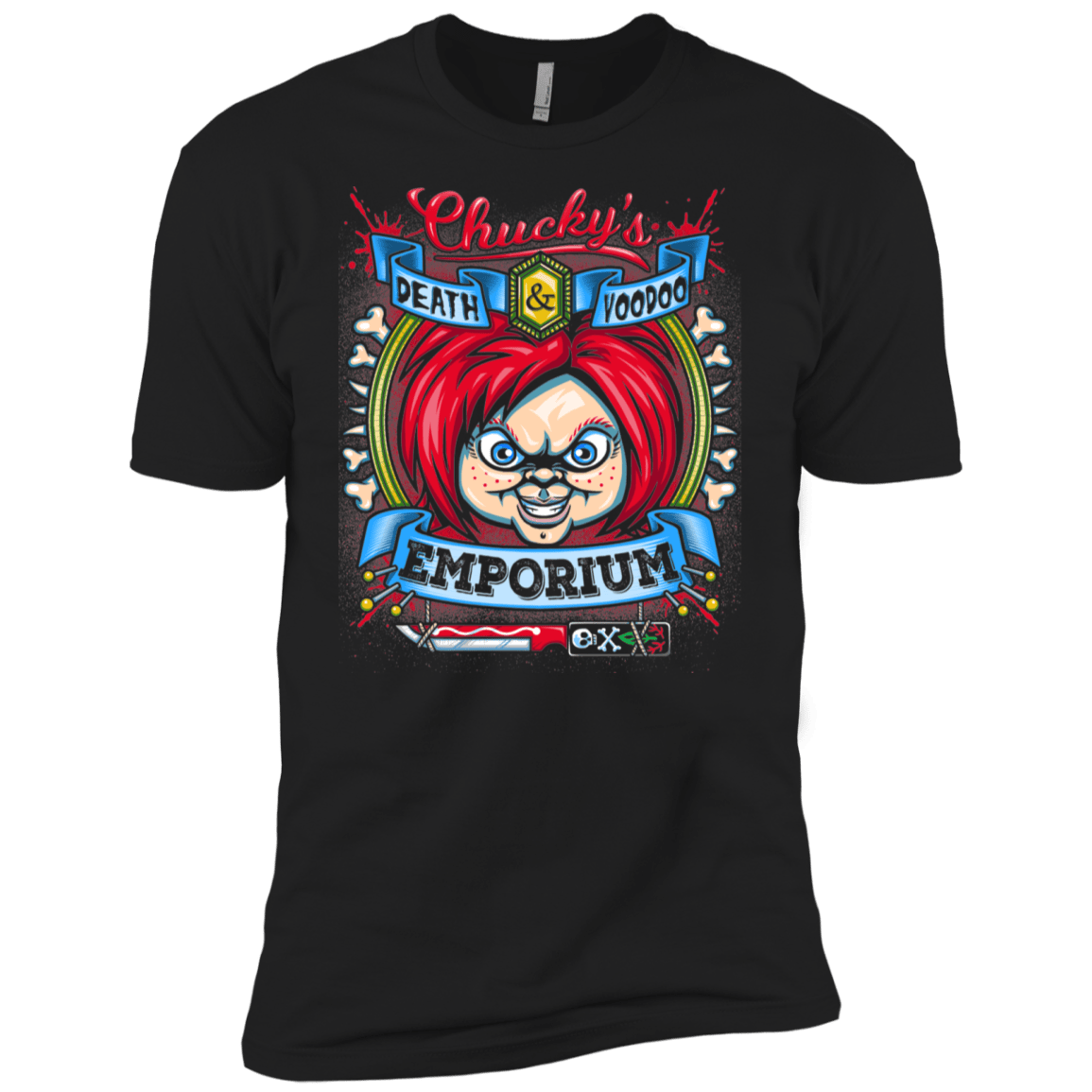 T-Shirts Black / X-Small Chucky Crest Men's Premium T-Shirt