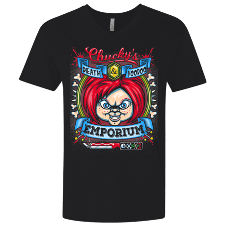 T-Shirts Black / X-Small Chucky Crest Men's Premium V-Neck