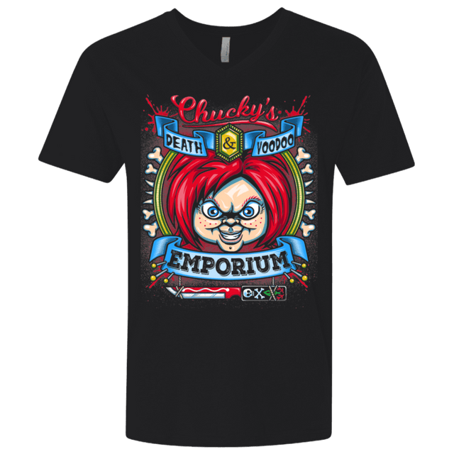 T-Shirts Black / X-Small Chucky Crest Men's Premium V-Neck