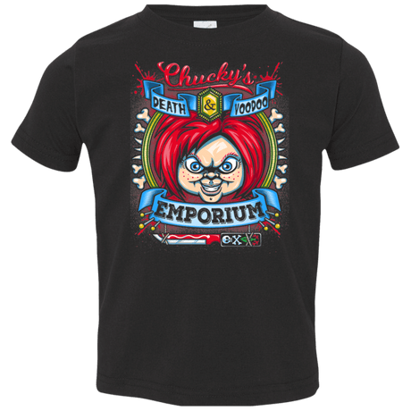 T-Shirts Black / 2T Chucky Crest Toddler Premium T-Shirt