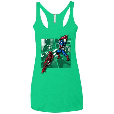 T-Shirts Envy / X-Small CIVIL WAR Women's Triblend Racerback Tank