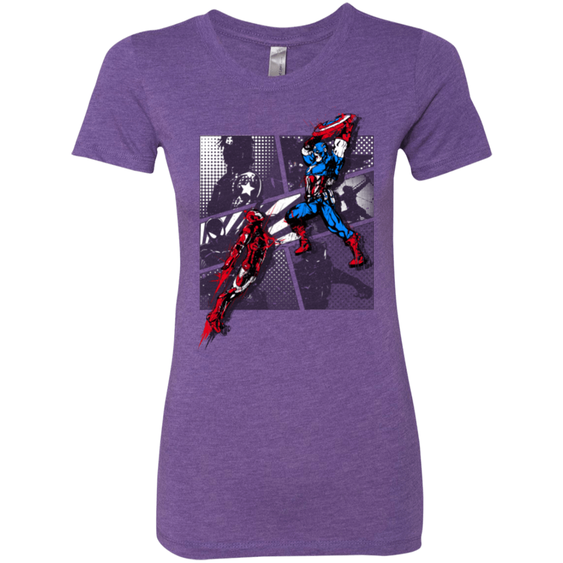 T-Shirts Purple Rush / Small CIVIL WAR Women's Triblend T-Shirt