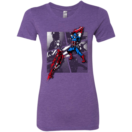 T-Shirts Purple Rush / Small CIVIL WAR Women's Triblend T-Shirt