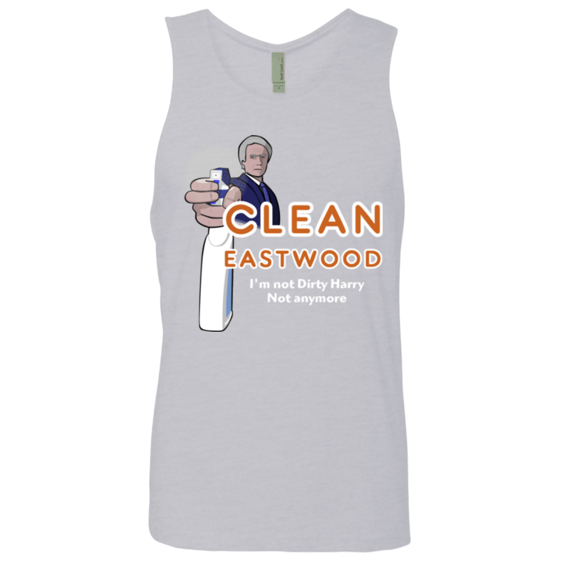 T-Shirts Heather Grey / Small Clean Eastwood Men's Premium Tank Top