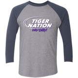 T-Shirts Premium Heather/ Vintage Navy / X-Small Clemson Dilly Dilly Men's Triblend 3/4 Sleeve