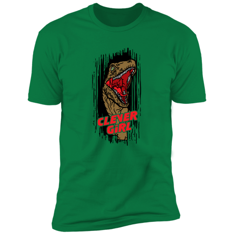 T-Shirts Kelly Green / S Clever Girl! Men's Premium T-Shirt