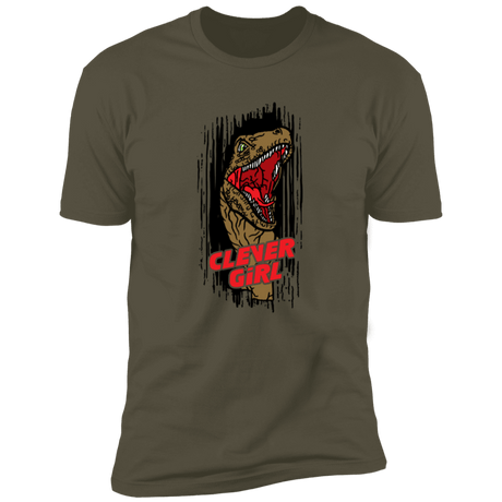 T-Shirts Military Green / S Clever Girl! Men's Premium T-Shirt