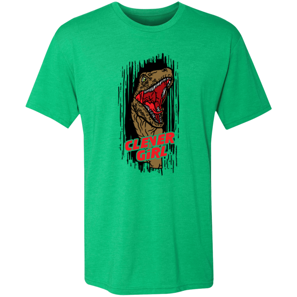 T-Shirts Envy / S Clever Girl! Men's Triblend T-Shirt