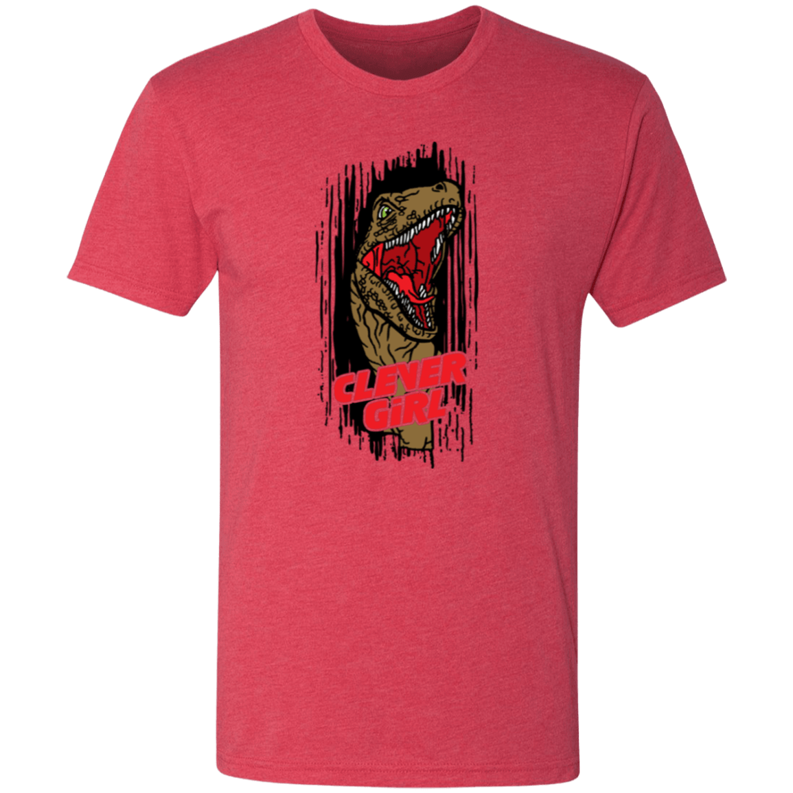 T-Shirts Vintage Red / S Clever Girl! Men's Triblend T-Shirt