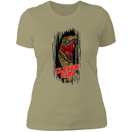 T-Shirts Light Olive / S Clever Girl! Women's Premium T-Shirt